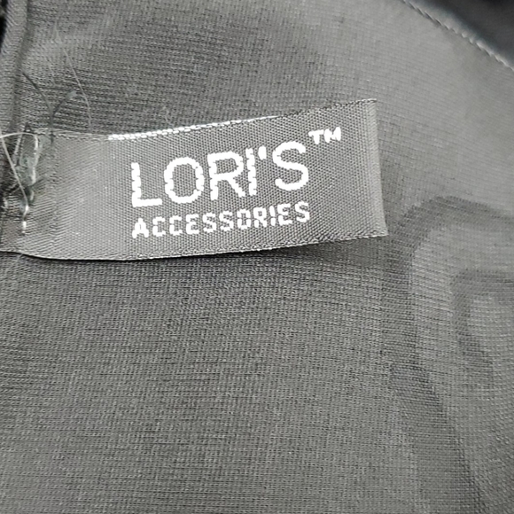 Loris accessories scarf lace black silk blend - Picture 4 of 5